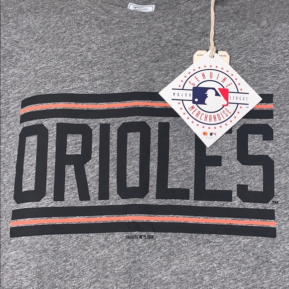 NWT gray BALTIMORE Orioles fitted tee-large - Picture 2 of 2